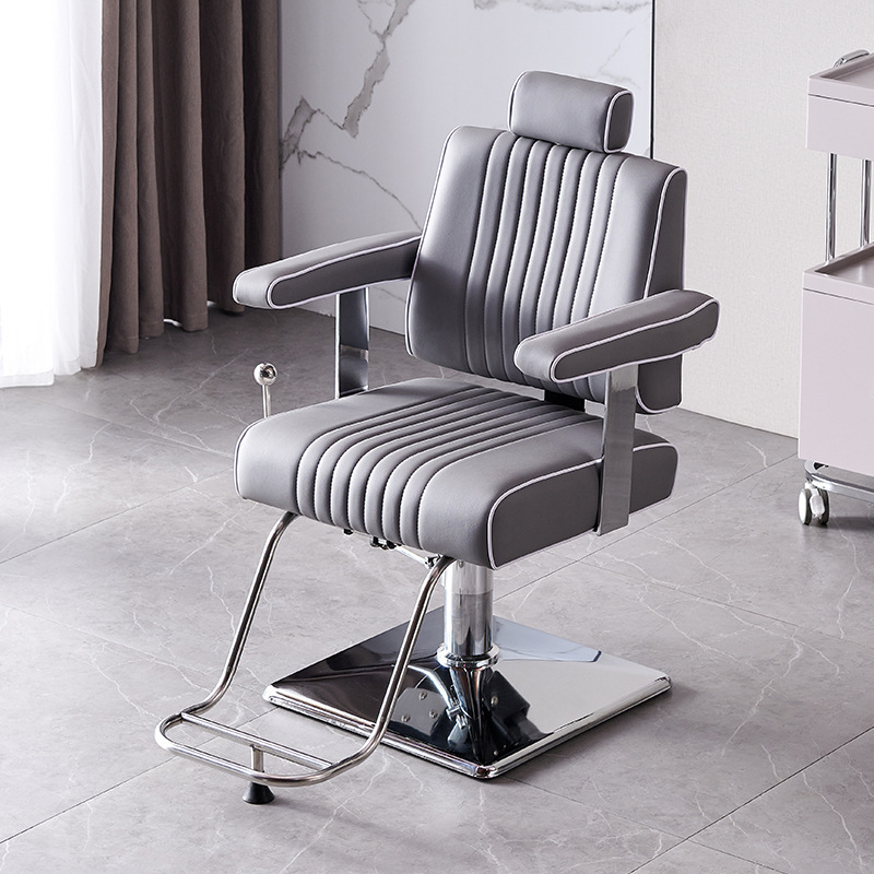 Sillón de peluquería, sillón de salón, sillón de barbero, sillón de corte de pelo, sillón de corte de pelo ajustable y giratorio, sillón para permanente y tinte.