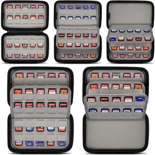 Physical Game Cartridge Eva Storage Box Switch Sd Memory Card Storage Bag