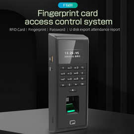 指纹密码刷卡考勤门禁一体机ID/ IC双频刷卡门禁控制器 英文外贸