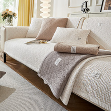 外贸出口日式风纯棉沙发垫全棉布艺简约现代通用沙发套罩盖布巾