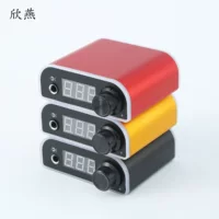 Источник питания для татуировки Xinyan Портативный компактный источник питания для ЖК-монитора Источник питания для татуировки «Радуга» Источник питания для татуировки с вышивкой