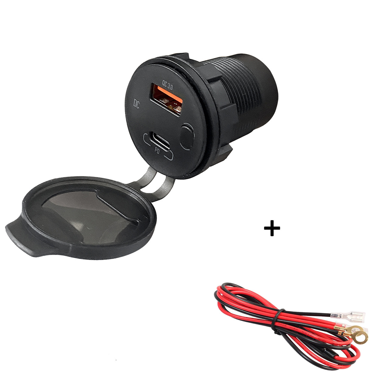 Wholesale New Car Motorcycle Ship Modified Car Charger Qc3.0 + Pd Port Car Mobile Phone Charger