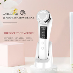 越境人気商品 フェイシャルマッサージ器 赤青光美肌器 エッセンス導入器 フェイシャルクレンジング器 美容器