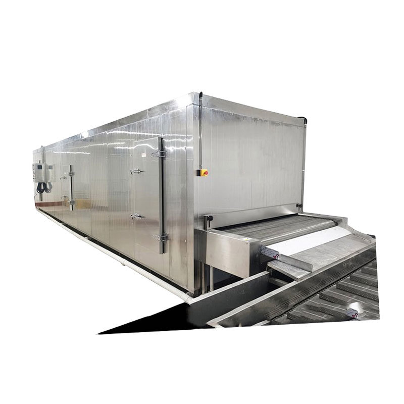 máquina de congelación rápida de hortalizas plana congelación rápida de túnel tipo congelación rápida de peces de trigo