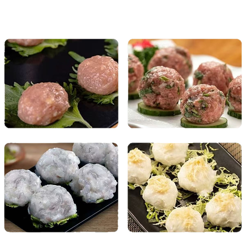 団子の製作器は新型の団子の製作器の神器の肉団子のエビを作って手で圧力式の家庭のステンレスの魚の丸を滑らせます。|undefined