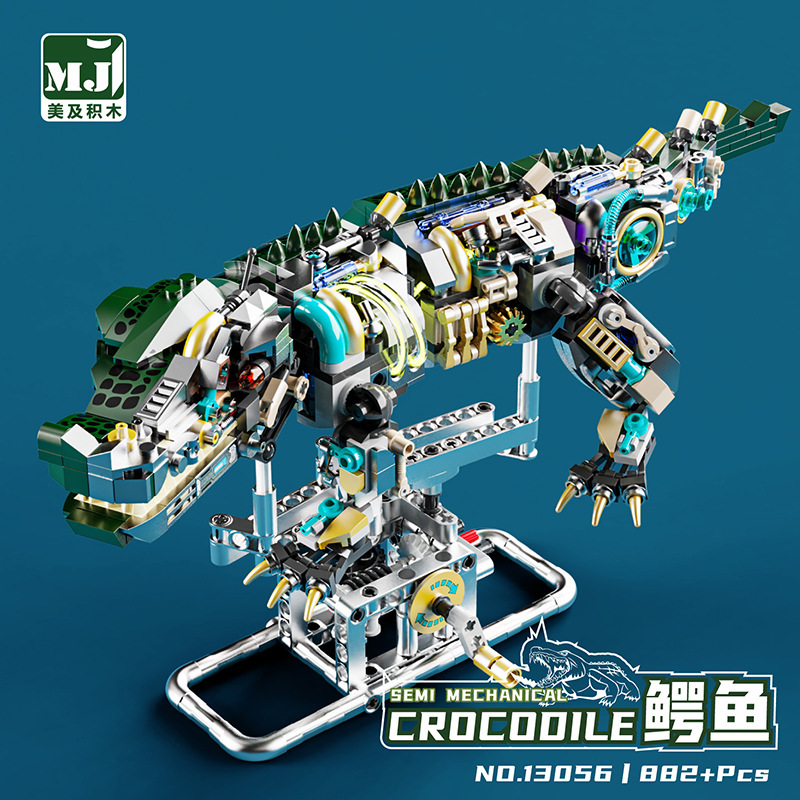13056: mechanical crocodile 996pcs