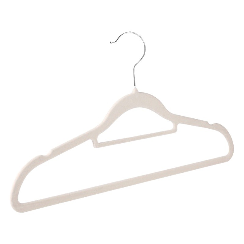 Percha Flocada para Ropa, Antideslizante, Sin Costuras, para Armario
