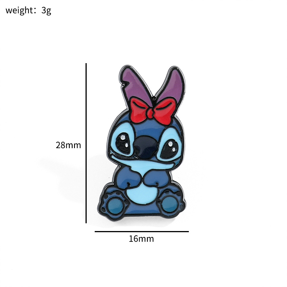 100 Insignias Metálicas Clásicas de Stitch, Broche de Aleación de Star Wars, Stitch, Maestro Yoda, Venta al por Mayor