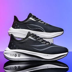 Fly Electric 3 Running Shoes - Autumn Breathable Lightweight Shock Absorbing Sports Shoes for Men - Professional Speed High Resilience Running Shoes for Men