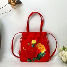 景区苏绣国风包汉服搭配手提包 抖音古风斜挎休闲百搭文艺小包包