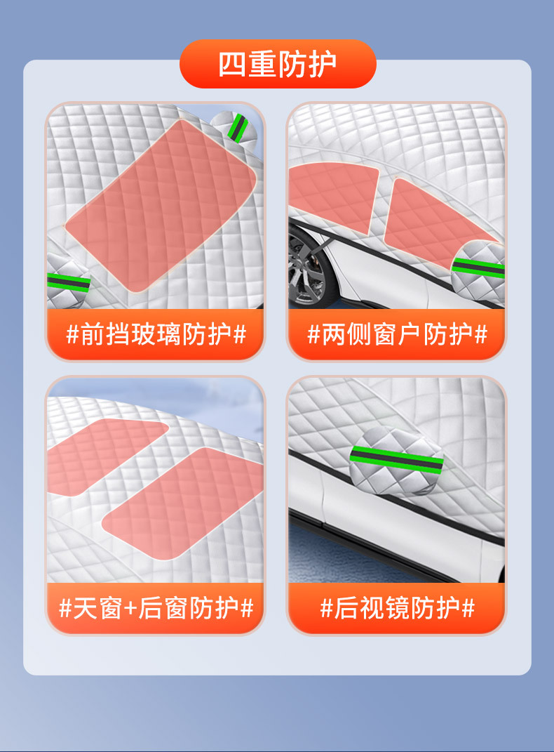 Suitable for Mercedes-Benz C260L car GLC thickened C200L car jacket E300l car cover A200l winter GLA snow cover