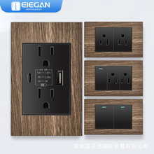 118���_�P���� ��ɫľ�y��� ����110V��Ҏ̩ʽ�����_�P����-M18