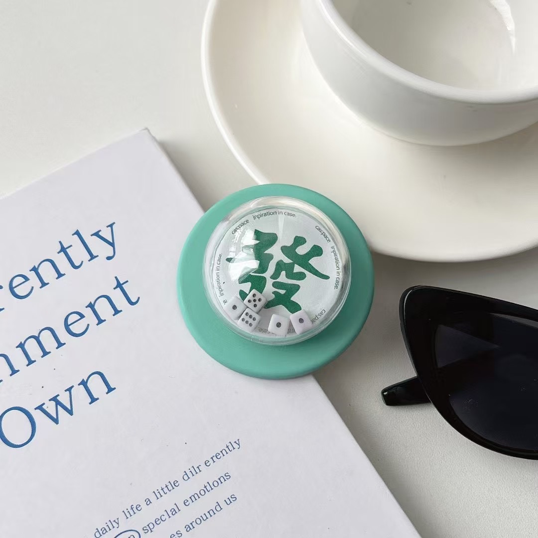 New Stereo Shaker Dice Hair Suitable for Magsafe Magnetic Holder with Super Strong Adsorption and Retractable Airbag