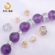 �~�14K��ɫ�߱�ɫ��ʯ���Kɢ�� ��׸���diy���ˮ����������