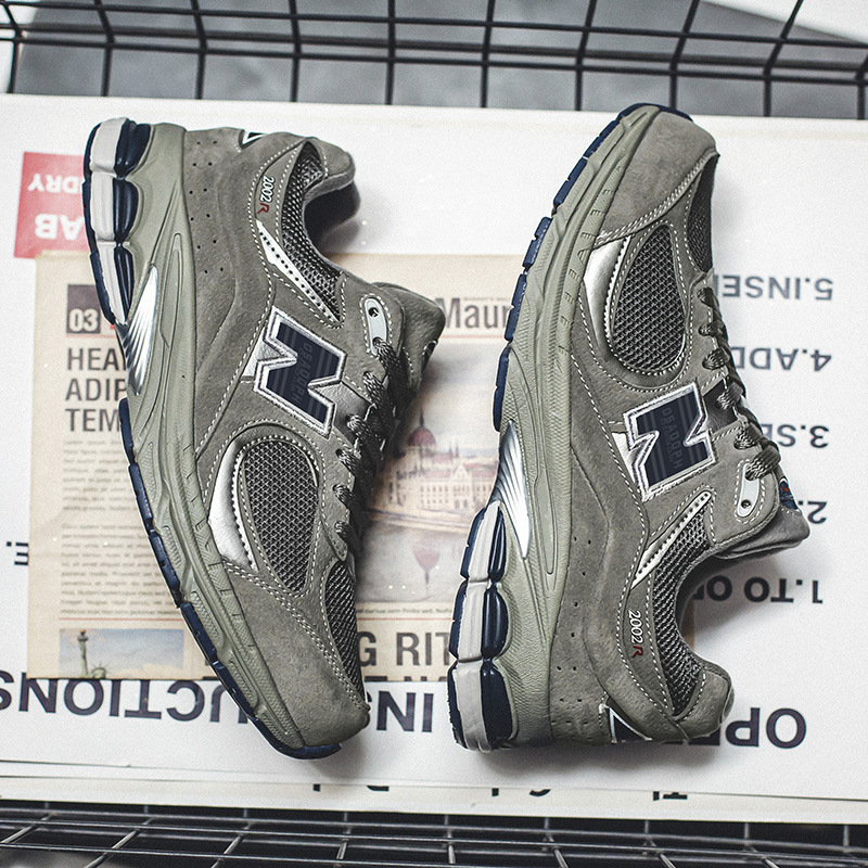 Dachang 2002R Yuanzu Gray Series Retro Sports Shoes Women's Spring and Autumn New Balance Cool Running Shoes Men's Putian Shoes