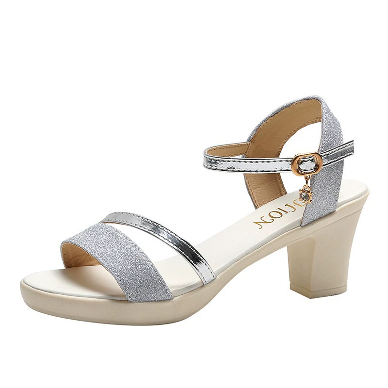 Summer sandals with a strap, 2024 years