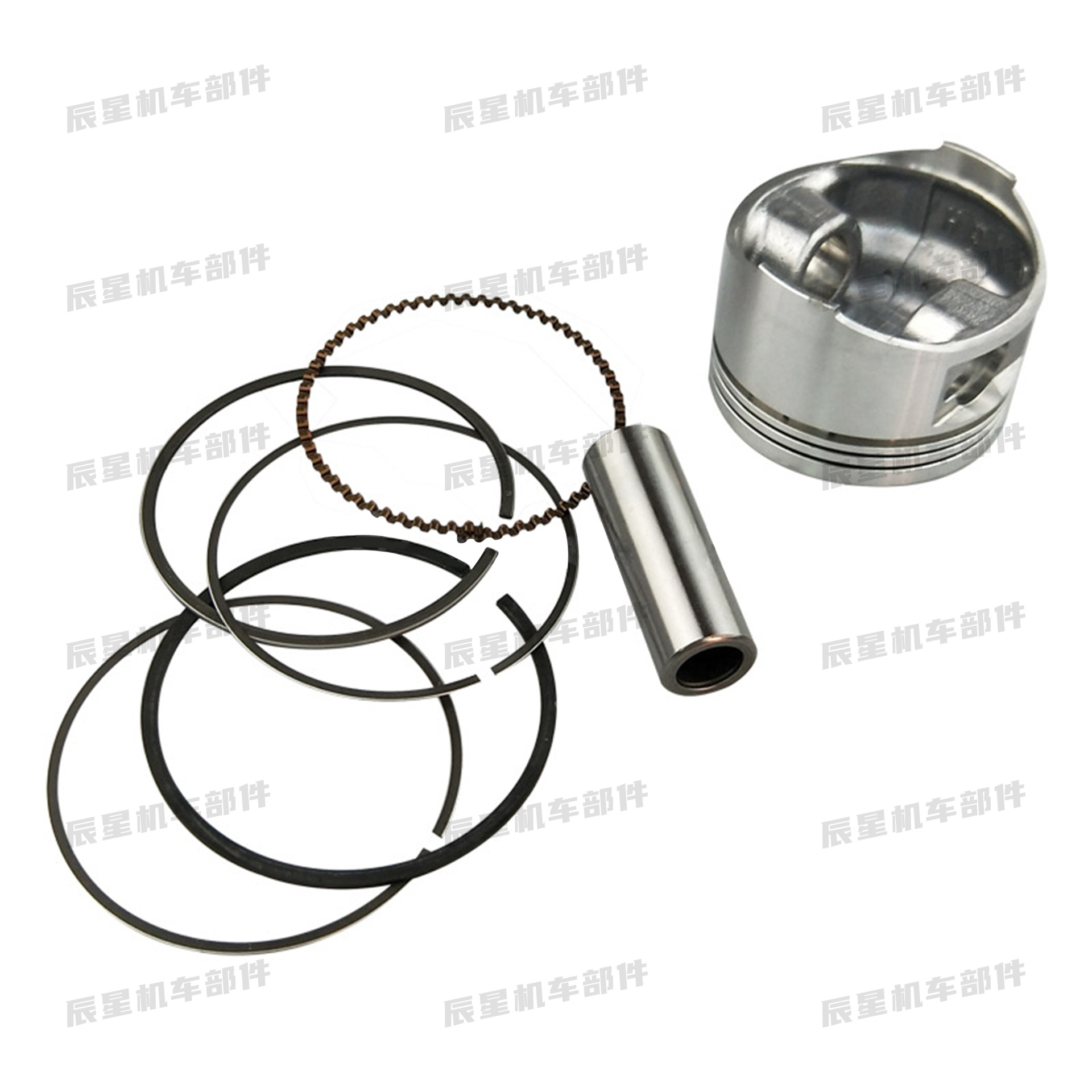 Pedal motorcycle engine parts GY6-157 piston piston ring assembly