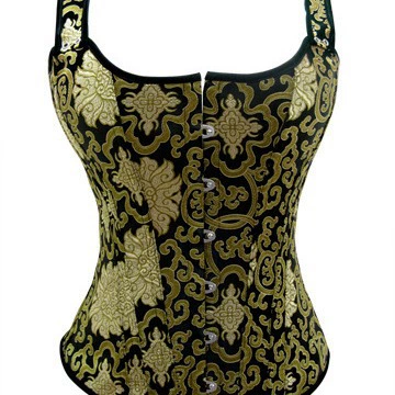 Корсет-пальто palace vest, бродеированный корсет для моделирования талии, зелёный, размеры S–XXL