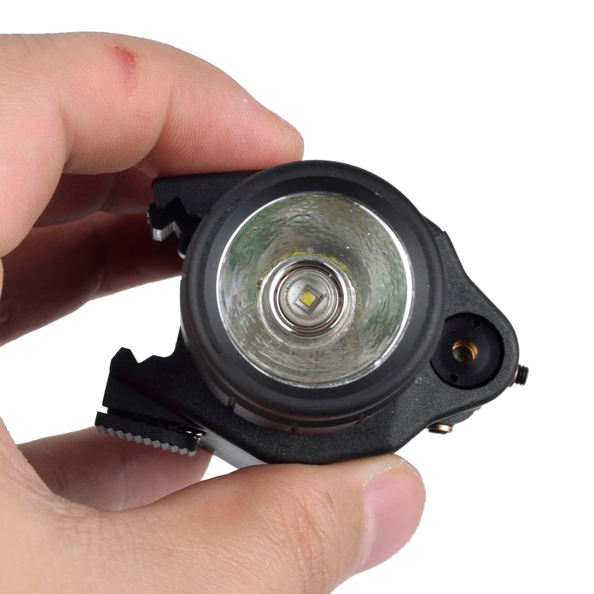 M6 Red Laser Led Integrated Outdoor Tactical Flashlight with Tail Switch and Strong Green Laser Flashlight