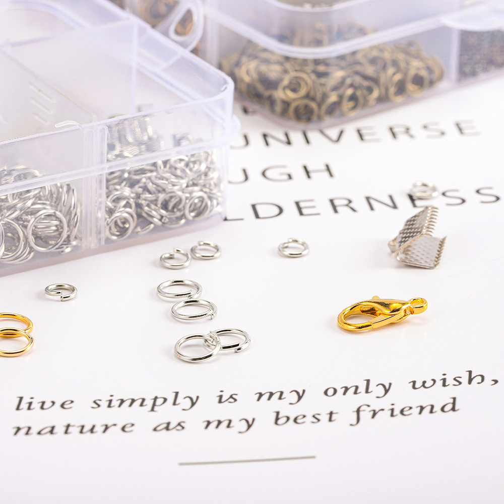 120g Weight DIY Jewelry Accessories Classification 1 Set Quantity Metal Material Solid Color Pattern Plating Design Simple Style Style 1 Set Metal Solid Color Simple Style 7