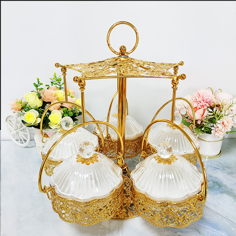 다섯개 별 회전 말린 과일 상자