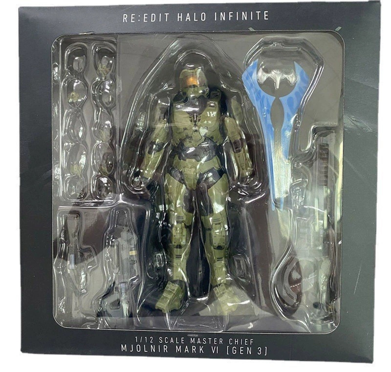 Коллекционная модель Halo 5 Mandarin Halo Unlimited 1/12, подвижная модель в коробке
