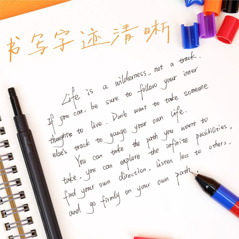 超时G381模玩拼拼笔趣味创意diy顺滑0.5mm学生刷题签字按动中性笔|undefined