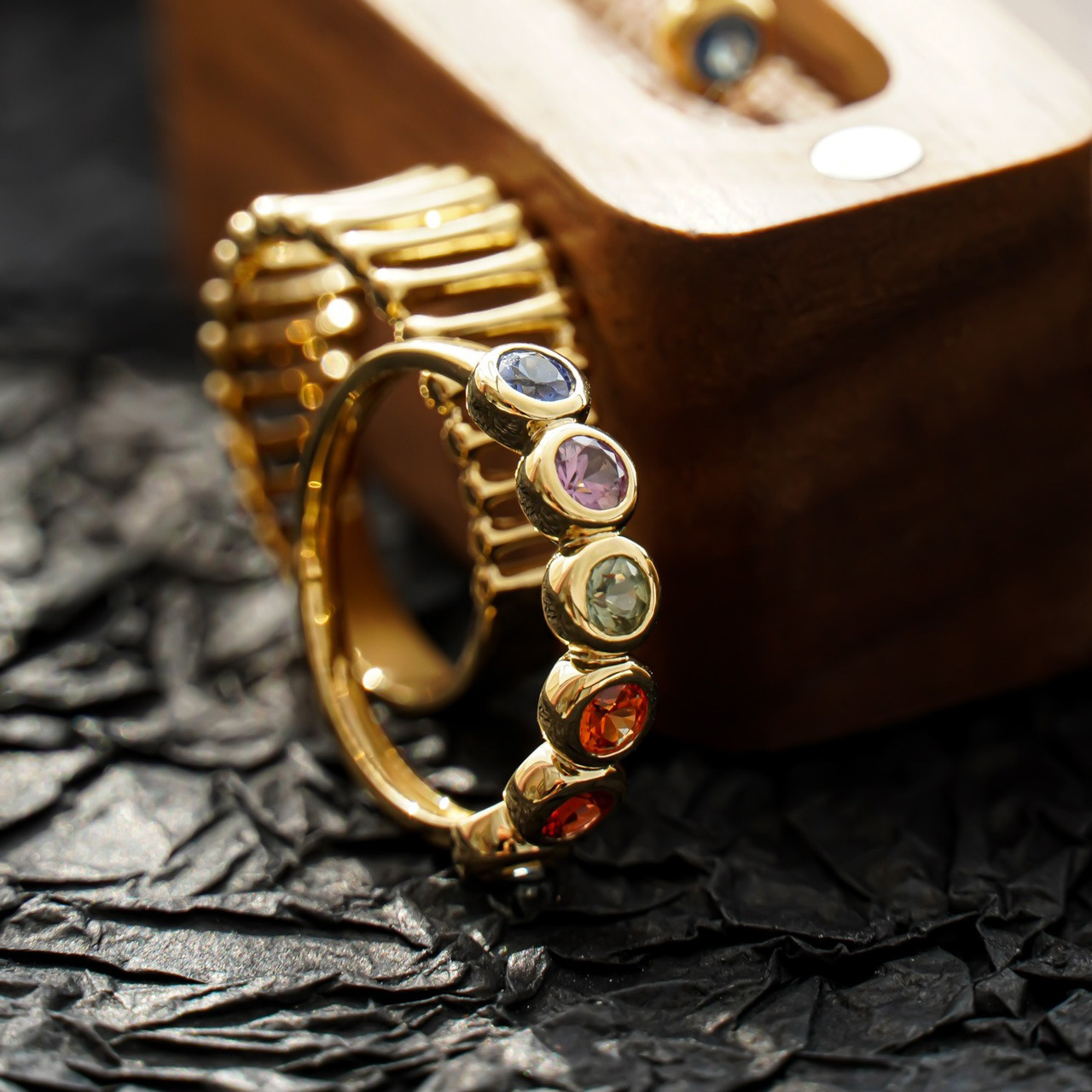 Fashion Round Sterling Silver Plating Zircon Rings