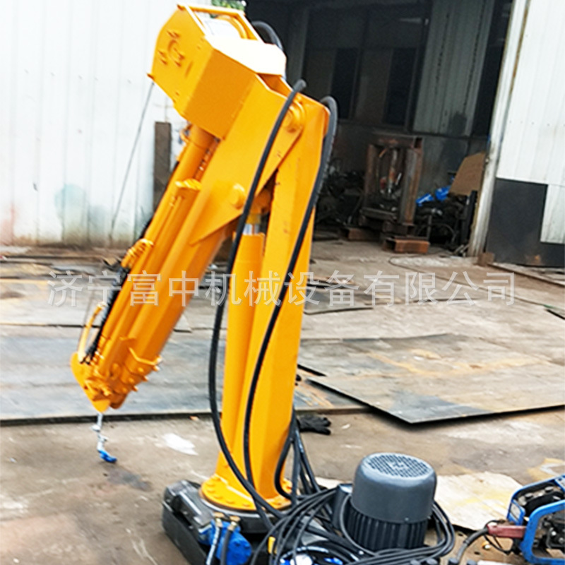 厂家折臂吊  折臂随车吊 小型折叠臂起重机 轻卡车随车折臂吊