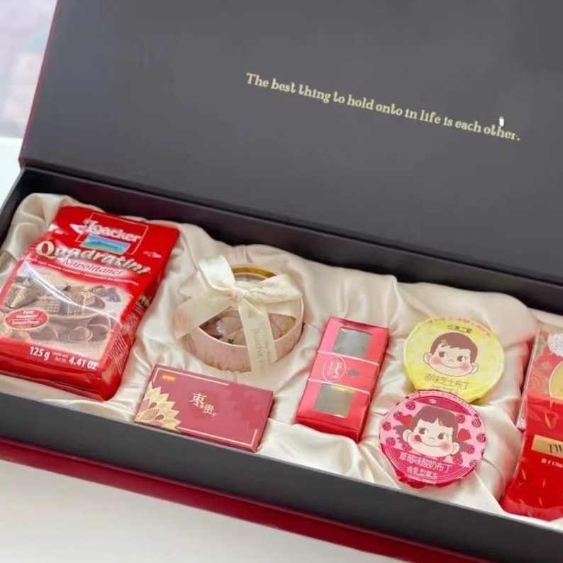ファッション高級結婚ギフトボックス二重精品お土産ボックス婚約ギフトボックス喜糖包装ボックス|undefined