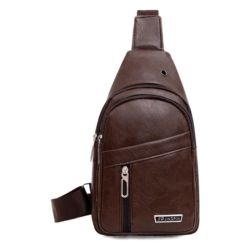 Men's Chest Bag Cross Border Backpack Crossbody Chest Bag Backpack Casual Crossbody Bag Fashionable Shoulder Bag Waist Bag