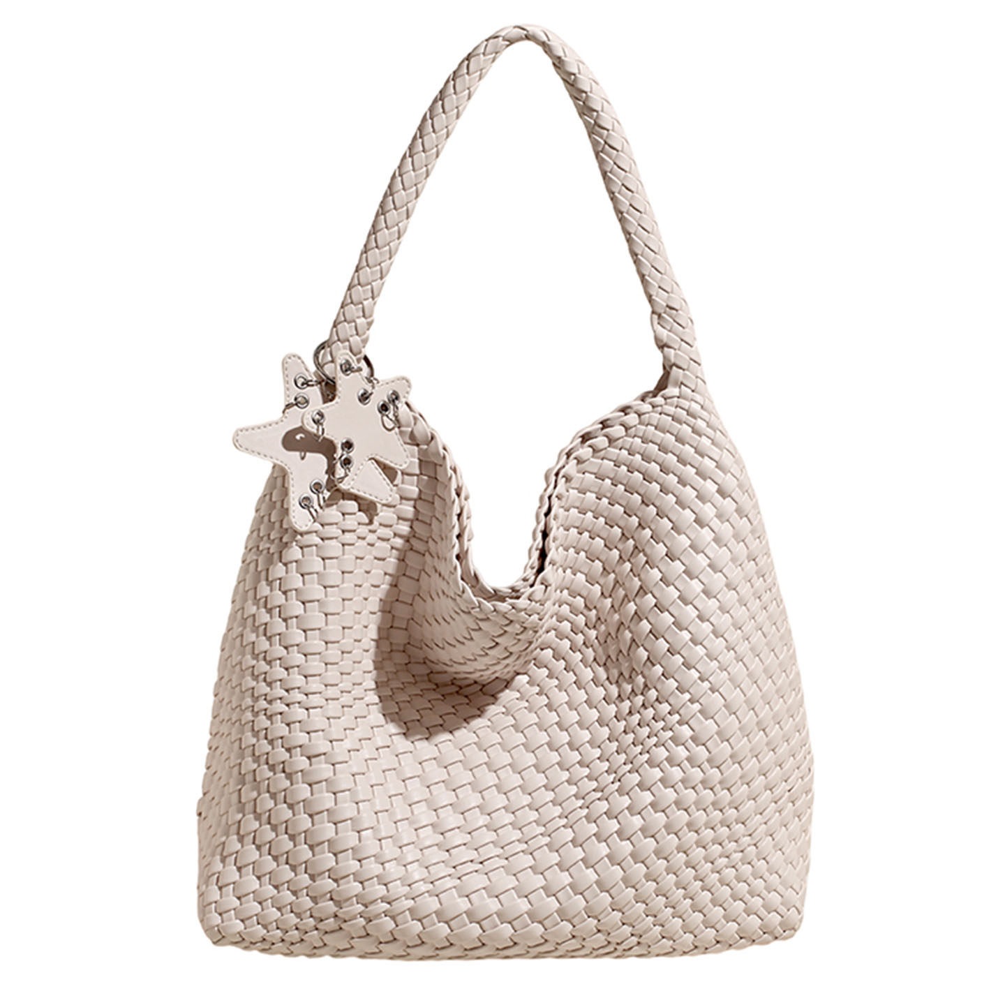Bolsa de ocio cubo de hombro de gran capacidad trenzada bolsa de viaje sensación de bolsa para mujeres nuevo verano 2026 Tot