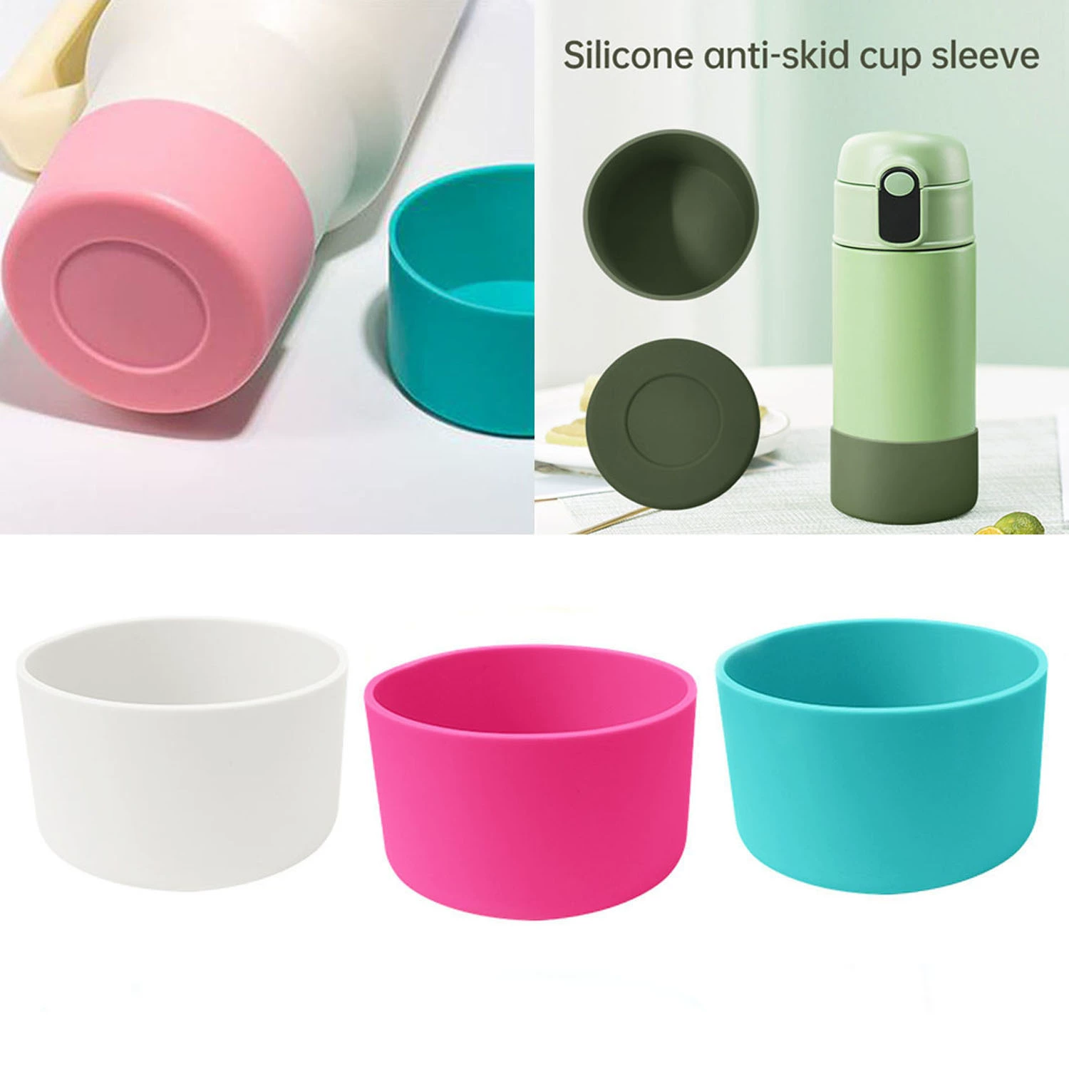Подходит для чашки для воды Stanley, автомобильная крышка для чашки для льда, силиконовая крышка для чашки-термоса, нескользящая, устойчивая к высоким температурам, космическая крышка для чашки, накладка