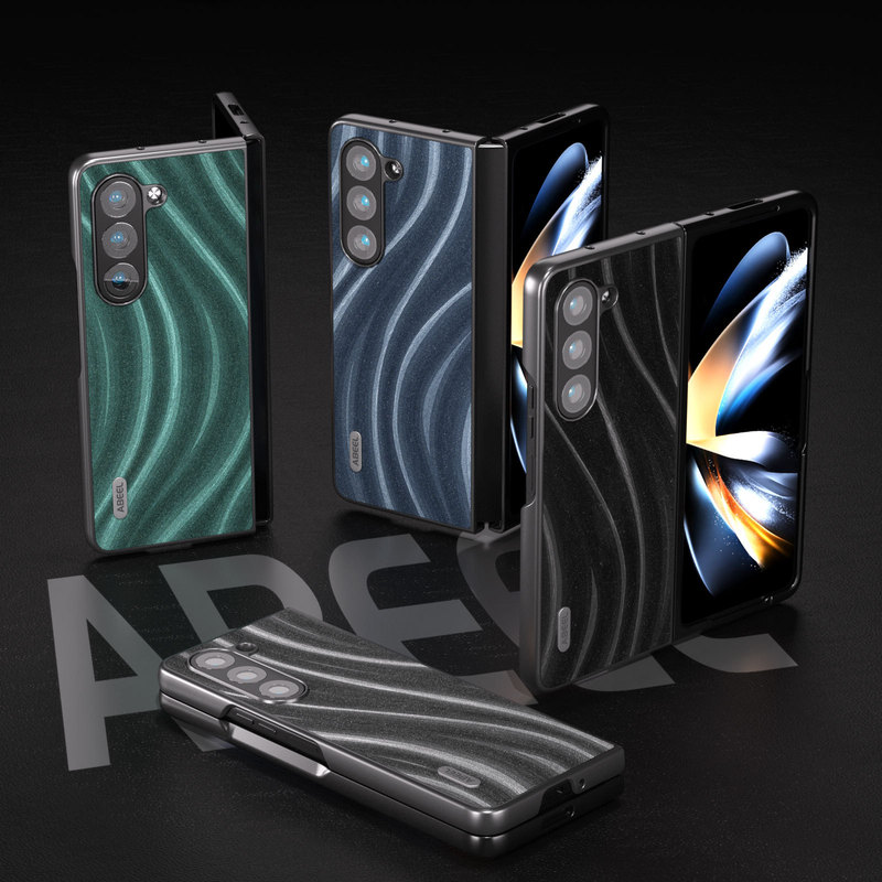 Applicable to Samsung Galaxy Z Fold5 new folding screen Galaxy leather phone case protective cover