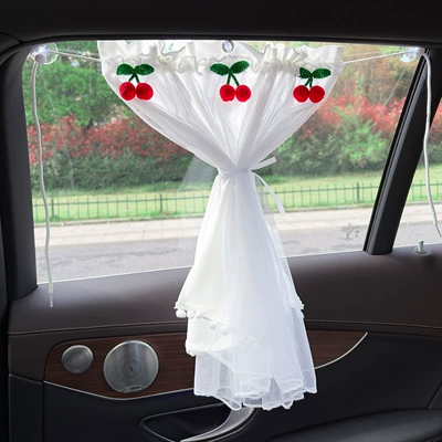 Cup Type Car Rear Seat — Car curtains