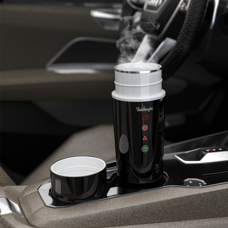 2024 nueva taza de agitación con funciones completas taza de calentamiento rápido taza de calentamiento eléctrico para automóviles taza de hervidor de agua para viajes de negocios domésticos image 1