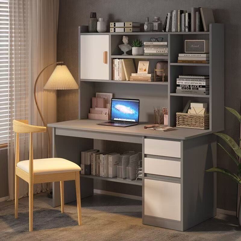 Desk and Bookshelf Integrated Desk and Bookshelf Set Study Desk Simple Modern Bedroom Writing Desk Student Home Desk Desk and Bookshelf Integrated Desk and Bookshelf Set Study Desk Simple Modern Bedroom Writing Desk Student Home Desk