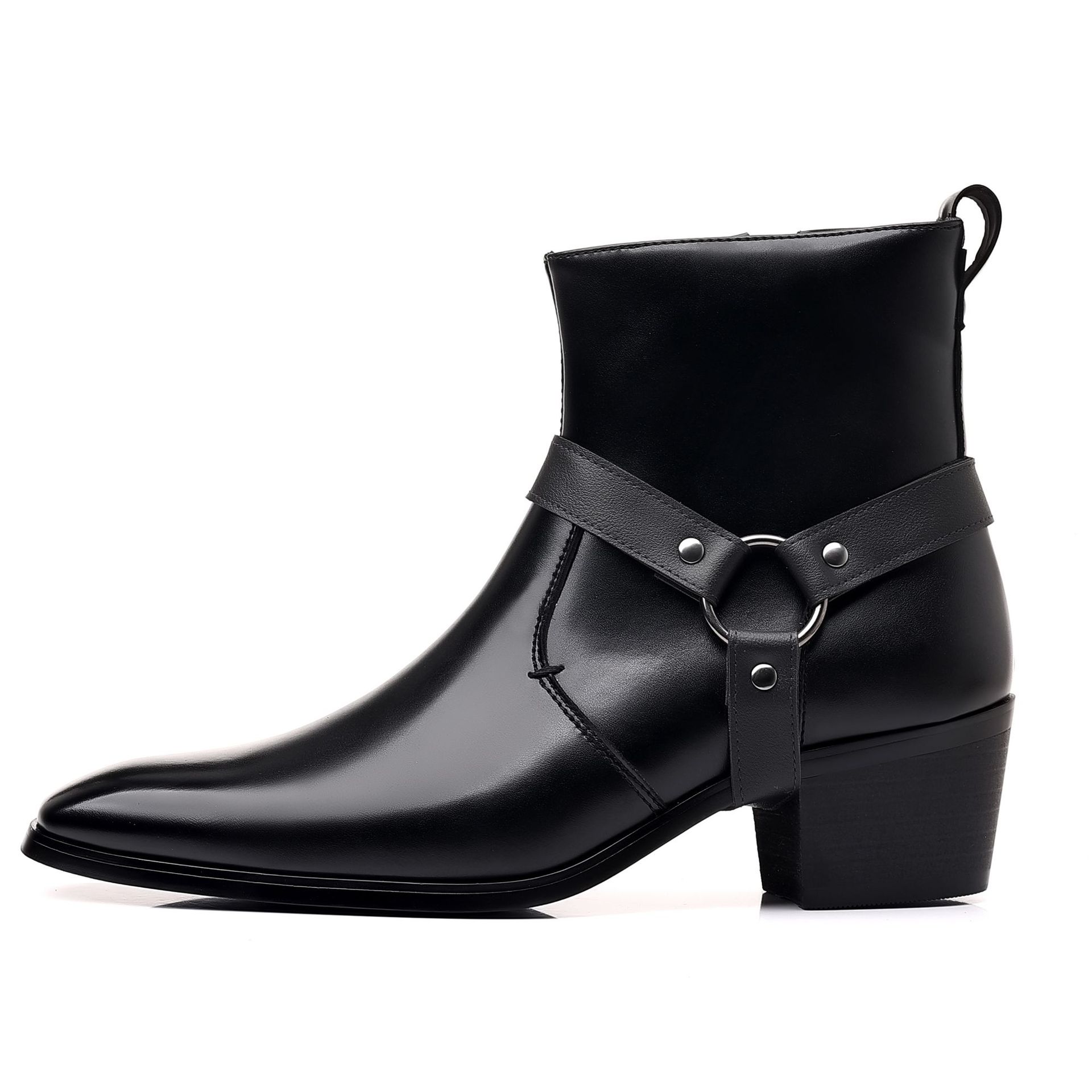 Autumn/Winter men's fashion zipper boots_vogvips.com