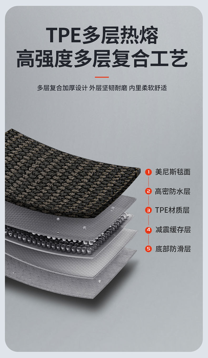 Suitable for Lexus Es200 Es300H Rx300 Rx350H Special All-Weather Tpe Car Floor Mats