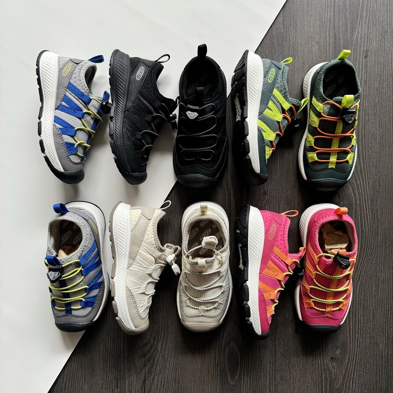 Top matching Keen Cohen children's shoes mesh breathable ultra-light ultra-thin outdoor sneaker one-pedal running shoes