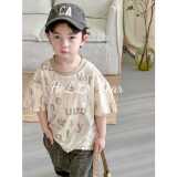Летняя футболка с коротким рукавом, детская одежда, оптовые продажи