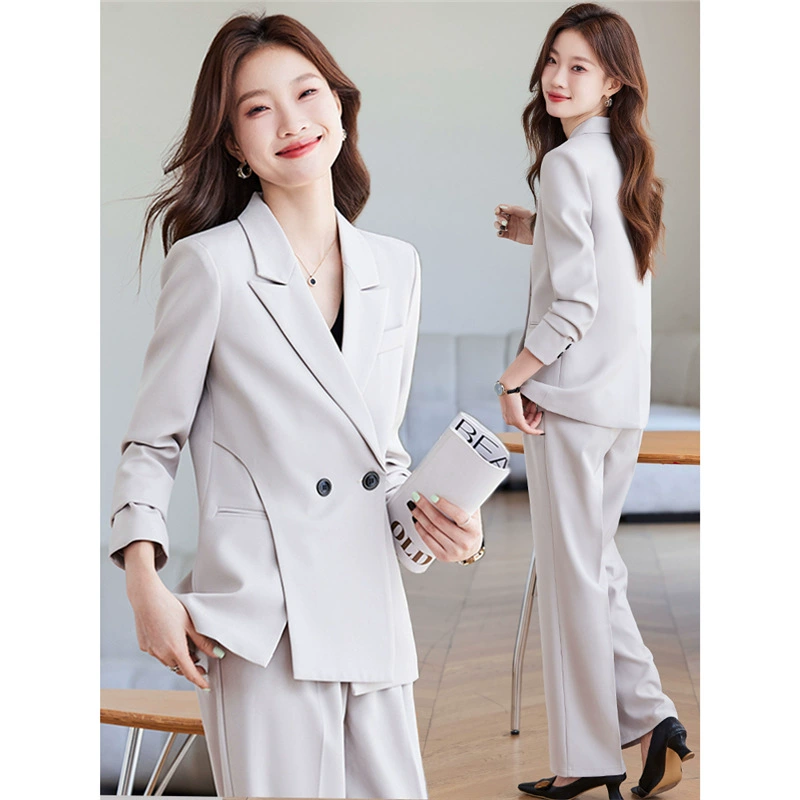 Повседневный костюм костюм женский весенний и осенний высококлассный профессиональный костюм маленький темперамент легкий рабочий костюм костюм куртка