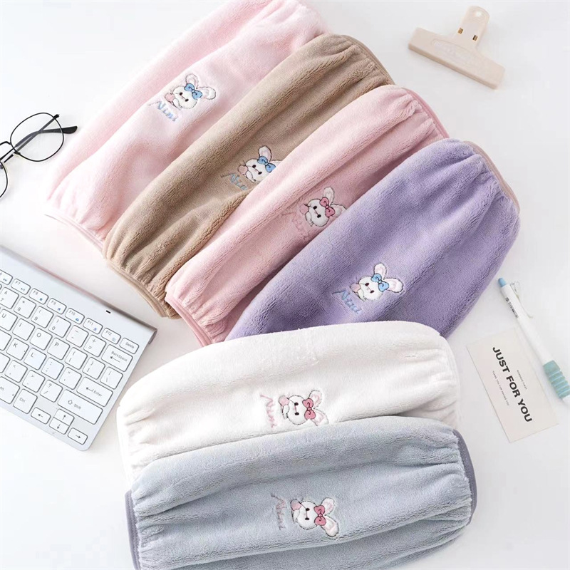 Franela impermeable bordada cocina del bebé de los hombres de las mujeres largo oversleeve mangas de la mano de los niños al por mayor estudiante Otoño e Invierno