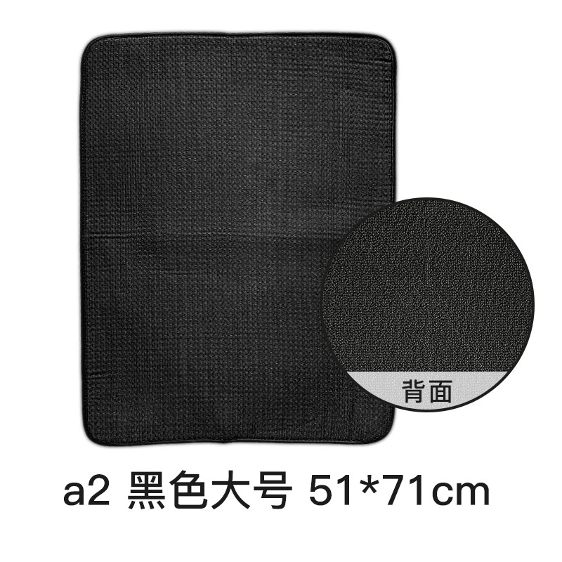 Double-sided hygienic tableware, drying rack, increased thickness, water absorbent