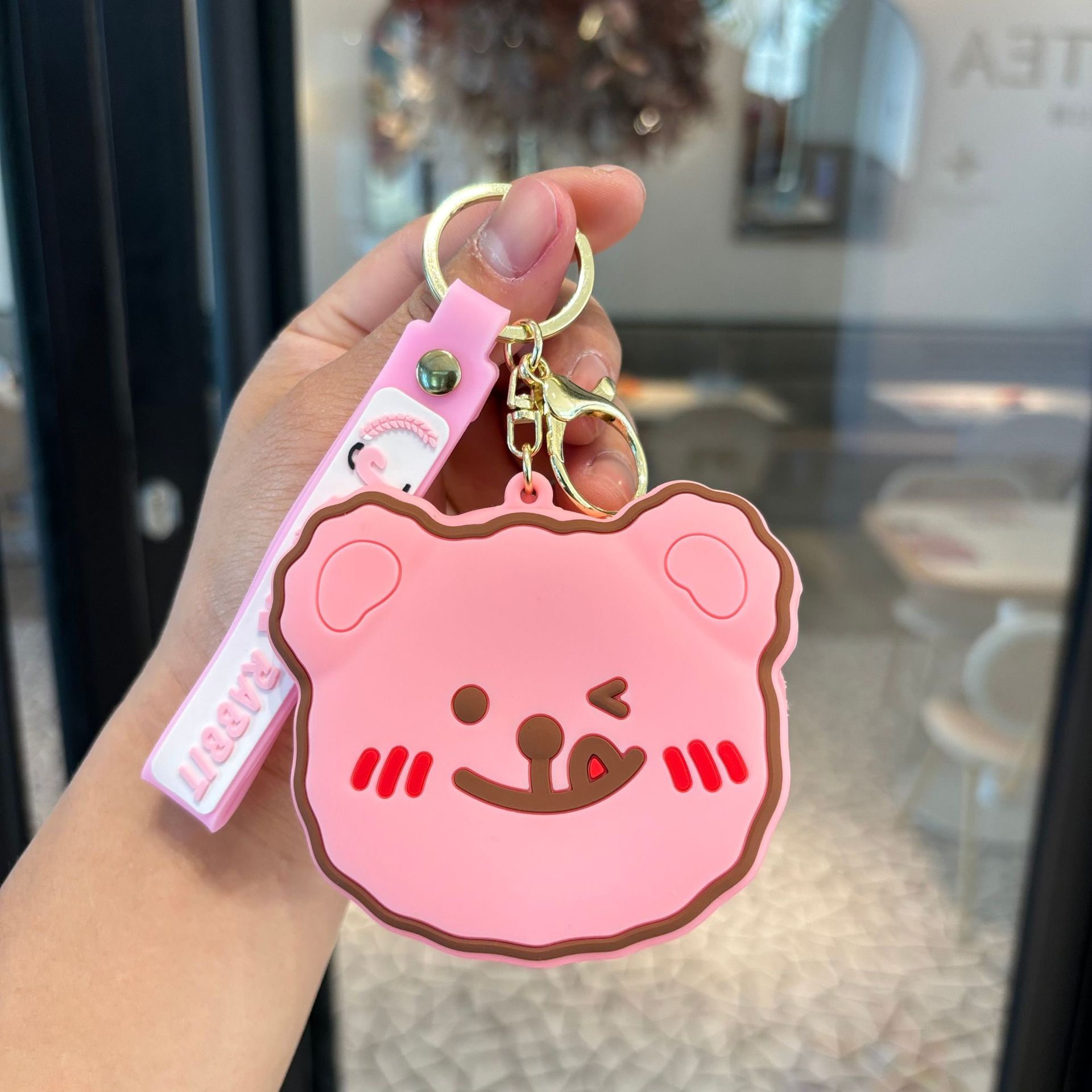 Transfronterizo Kapibara llaveros Kulomi bolsos de cambio llaves colgantes bolsos accesorios pequeños regalos al por mayor