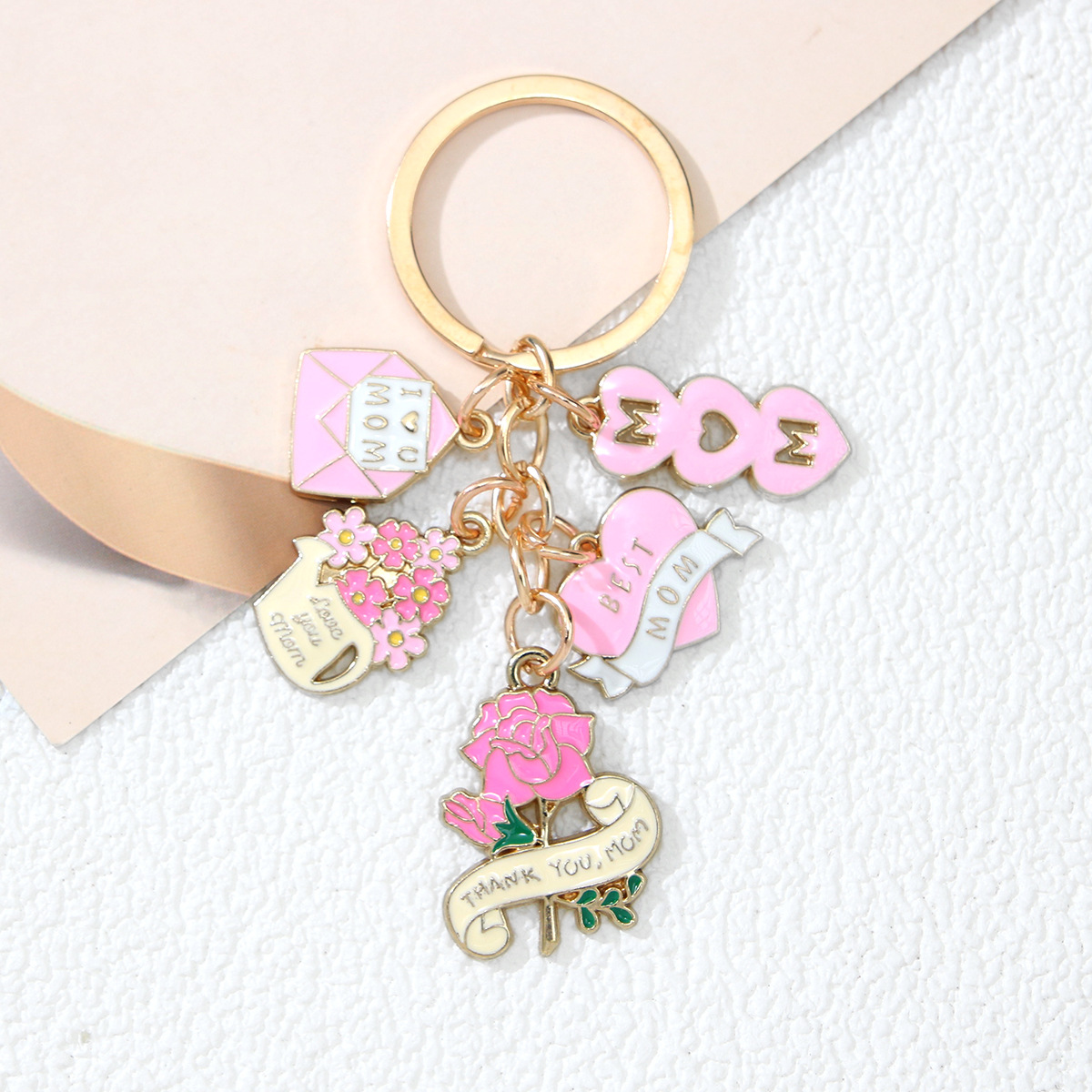 Llavero Colgante de Aleación Esmaltado, Decorativo para Bolso y San Valentín image 13