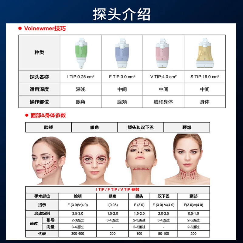 Volnewer黄金椿面部提拉淡化皱纹改善松弛提升紧致美容院仪器抗衰|undefined