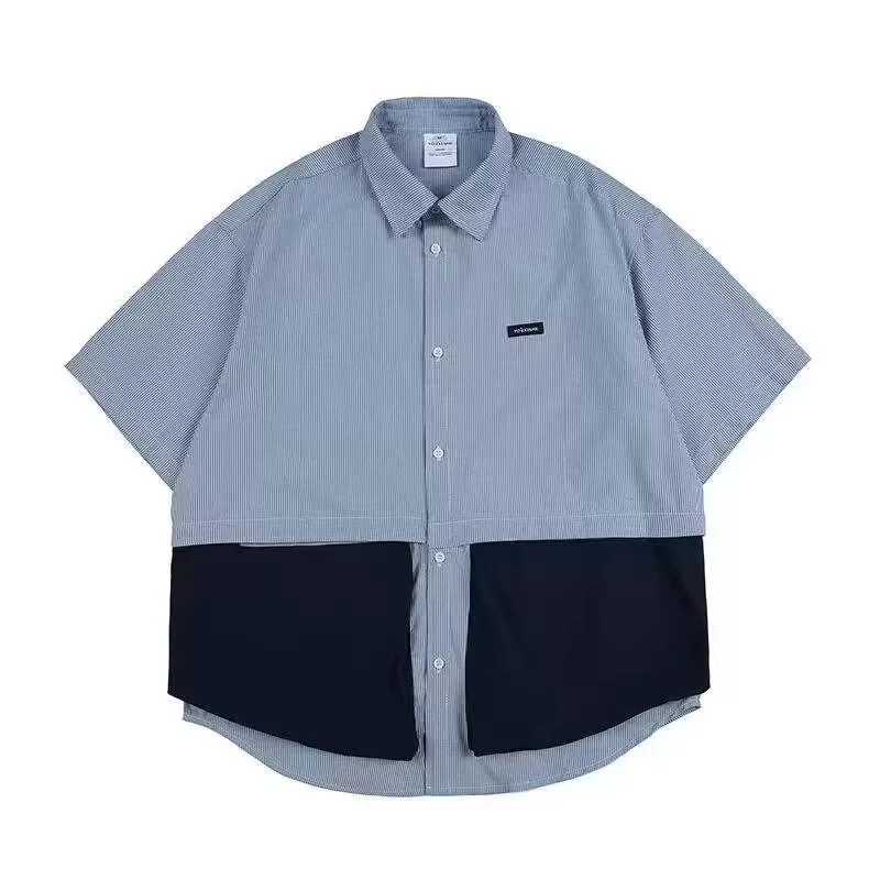 Summer Japanese universal thin shirt, simple and elegant design