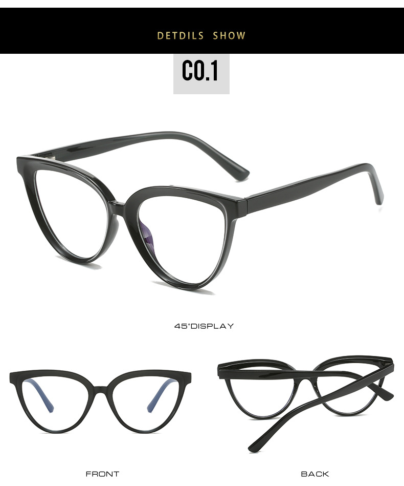 Style Ig Ca Cadre Ovale Plein Cadre Optique Lunettes display picture 7