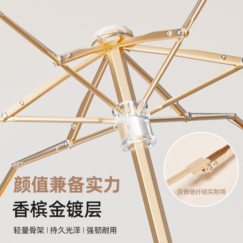 五折太阳伞女防晒防紫外线小巧便携迷你卡片口袋伞晴雨两用遮阳伞|undefined